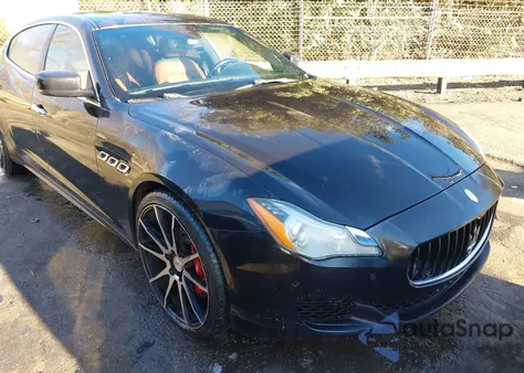 2014 Maserati Quattroporte S Q4 from USA, damaged, VIN ZAM56RRA7E1122811